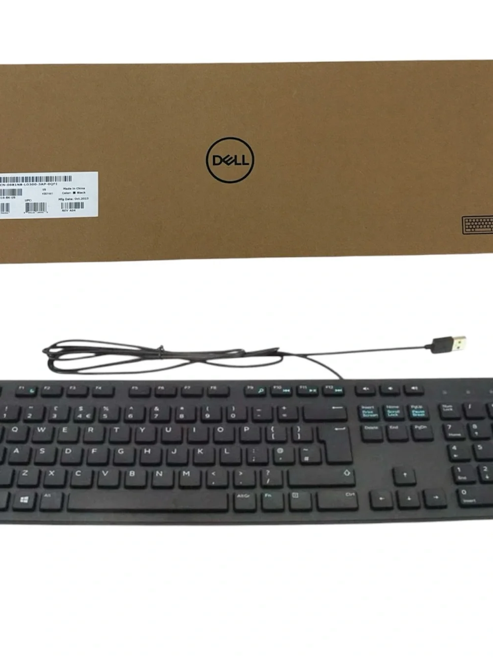 New in Box Dell Wired Keyboard - KB216-BK-US English - Black USB Interface